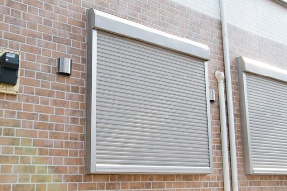 福岡市　窓シャッター　後付け　シャッター工事